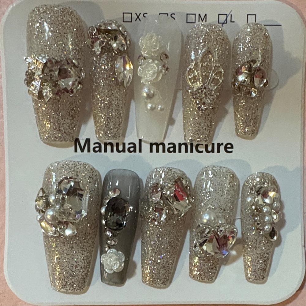 Glitter Nail Set